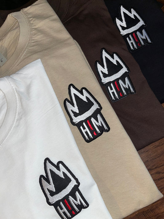 Short Sleeve Essential Embroidered H!M Tee